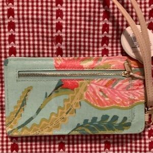 Spartina 449 Lily Phone Crossbody Queenie Tropical Floral Sea Foam NEW